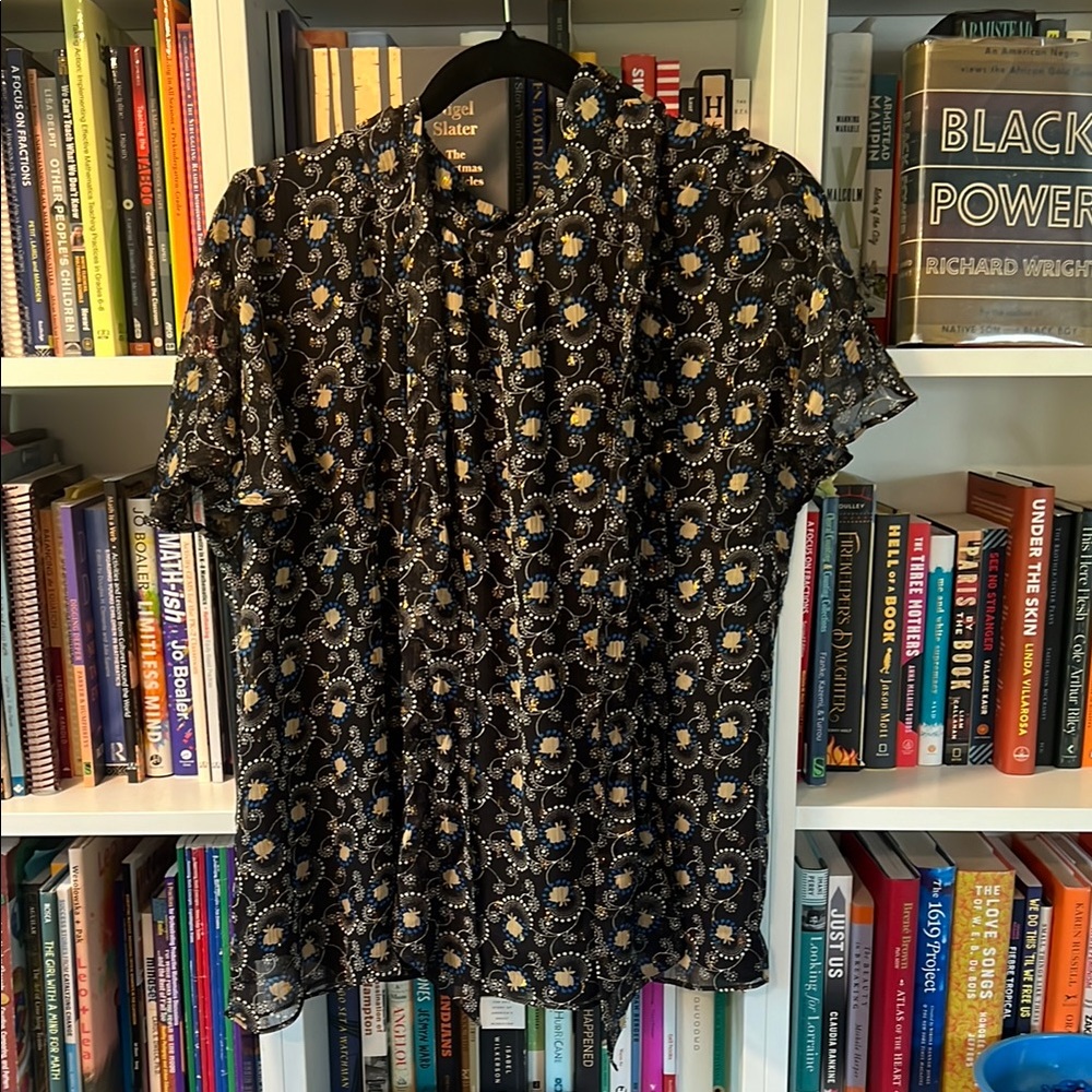 Ann Taylor Clip Bow Blouse